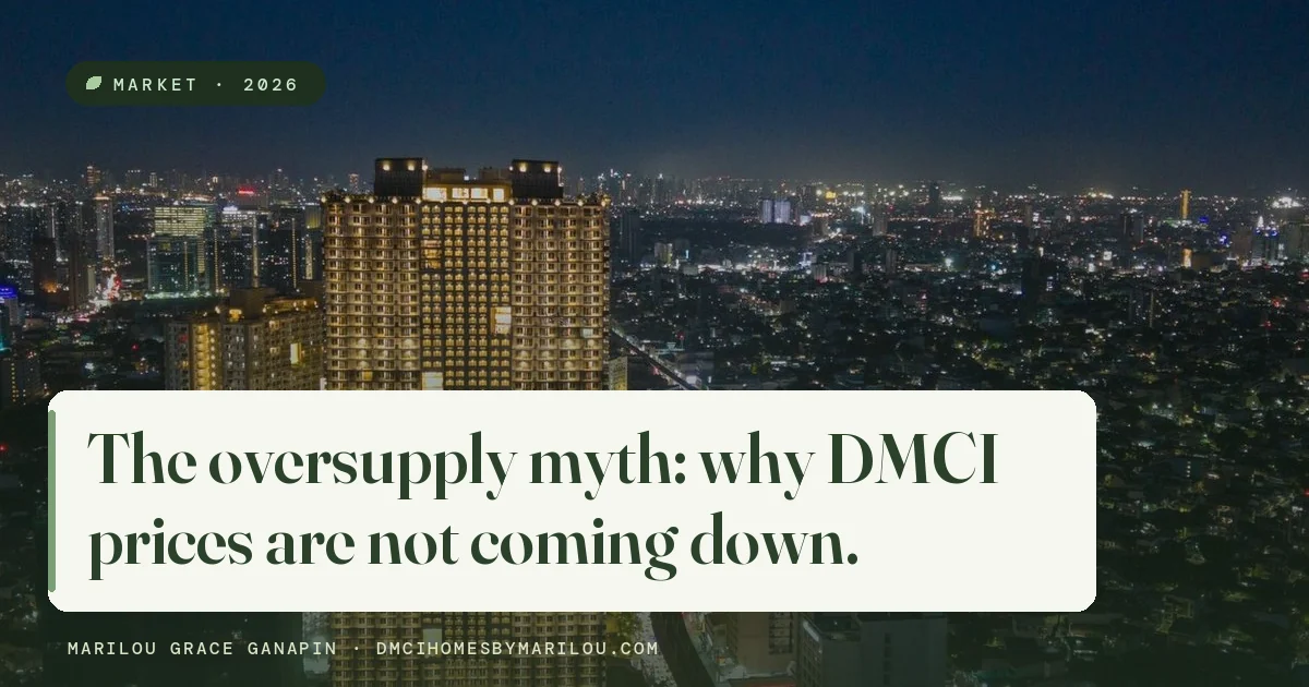 The Oversupply Myth: Why DMCI Homes Prices Aren't Going Down in 2026